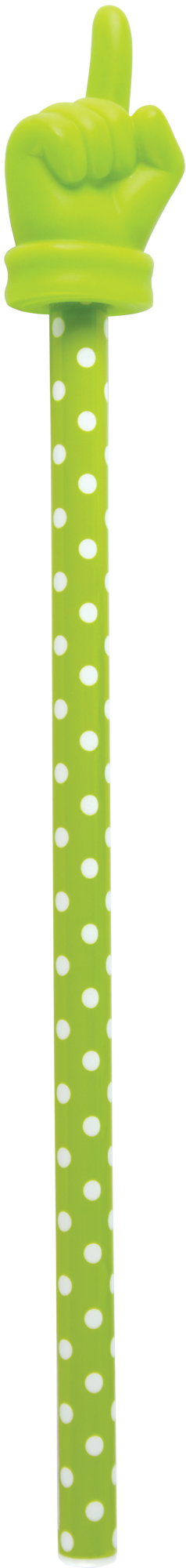 Lime Polka Dots Hand Pointer