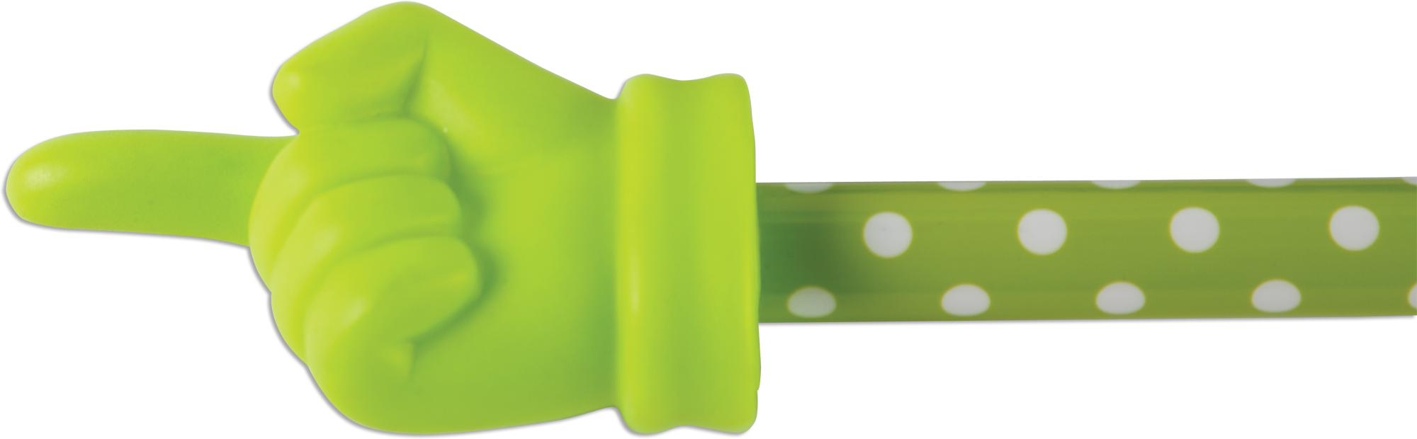 Lime Polka Dots Hand Pointer