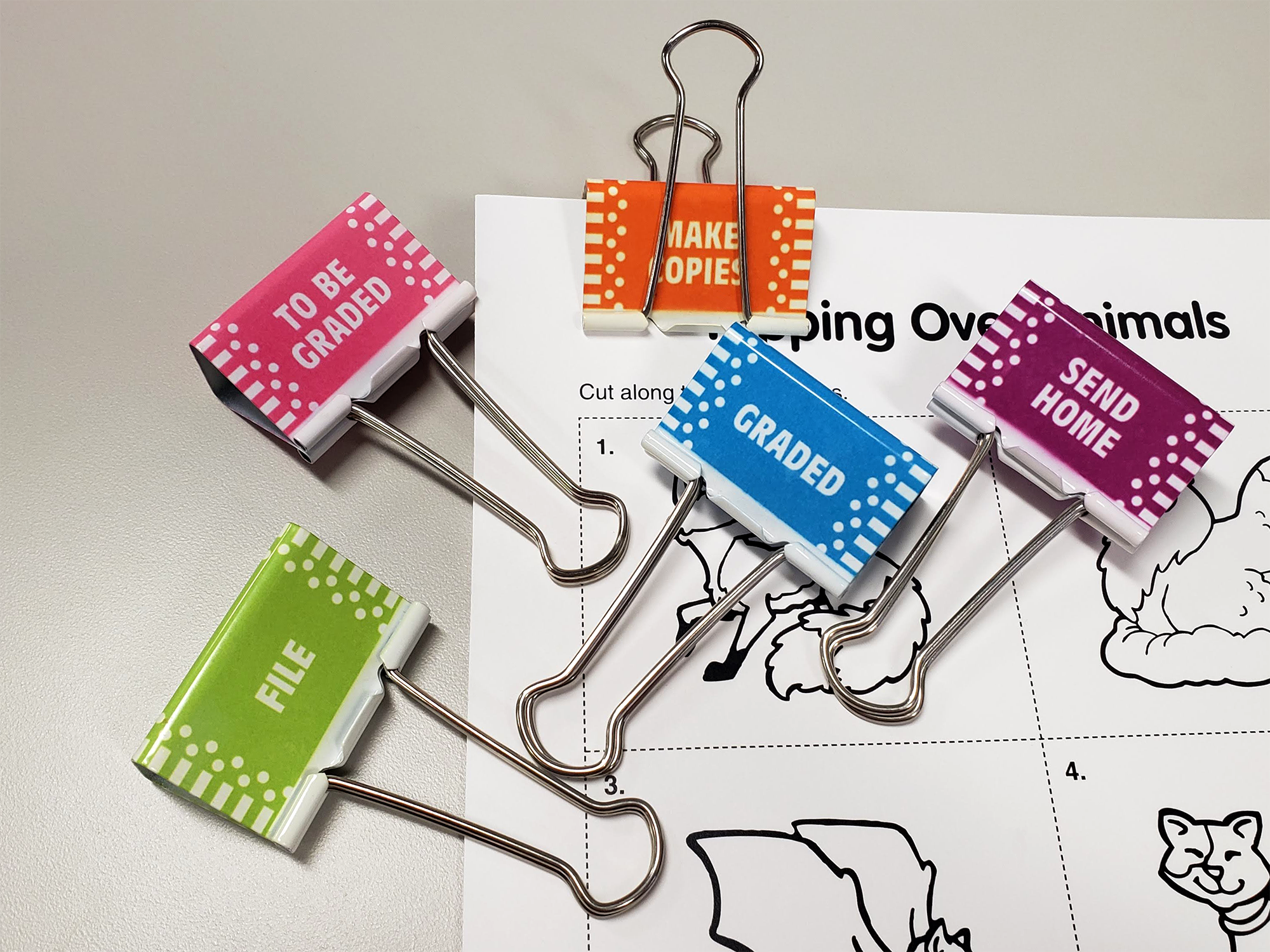 Classroom Management Large Binder Clips