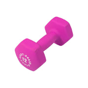 Magenta 12 Neoprene Dumbell