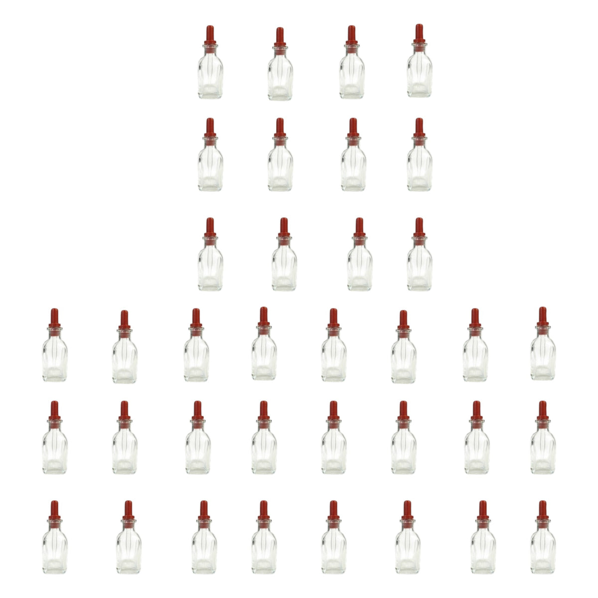 Bottle, Barnes, with Straight Tipped Dropper, Pack of 36