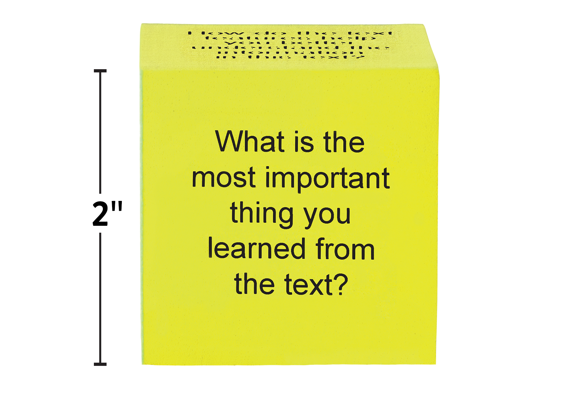 Foam Nonfiction Comprehension Cubes