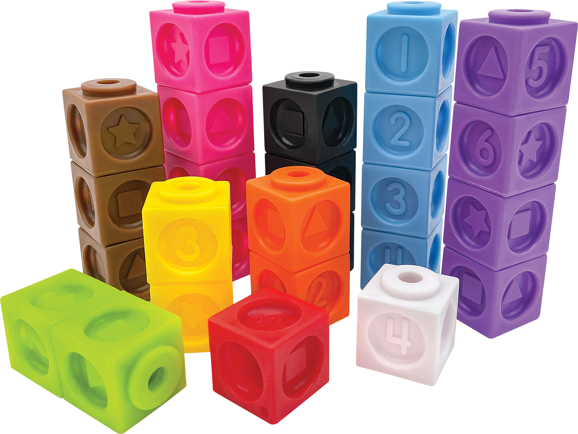 Numbers and Shapes Connecting Cubes