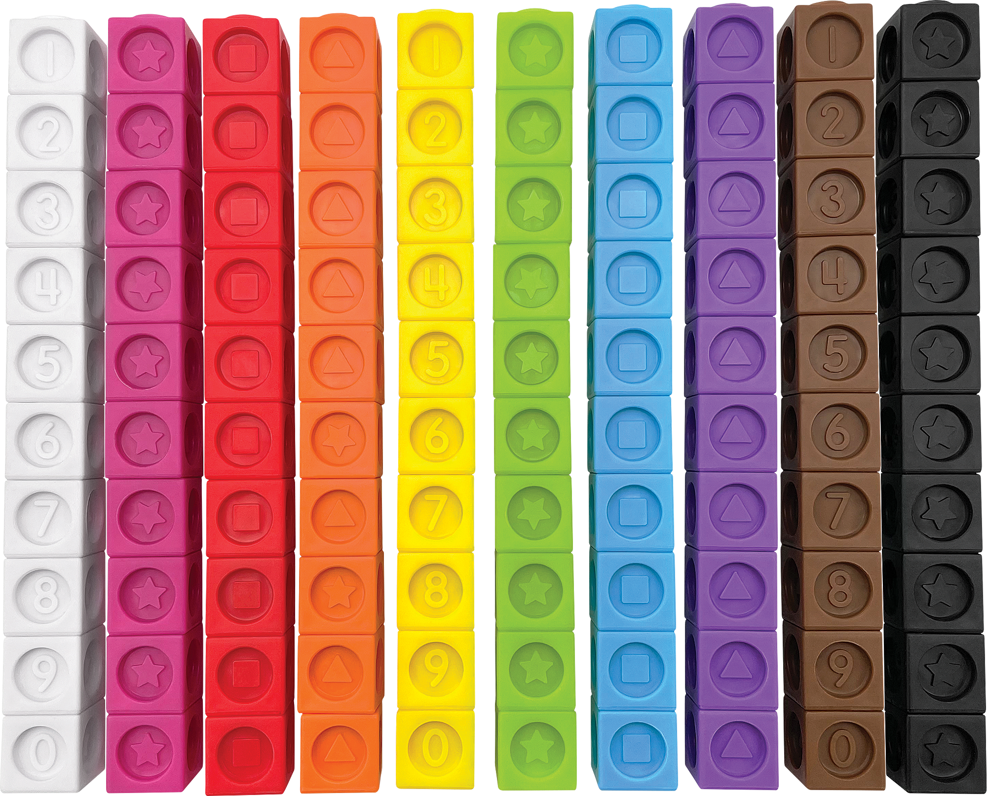 Numbers and Shapes Connecting Cubes