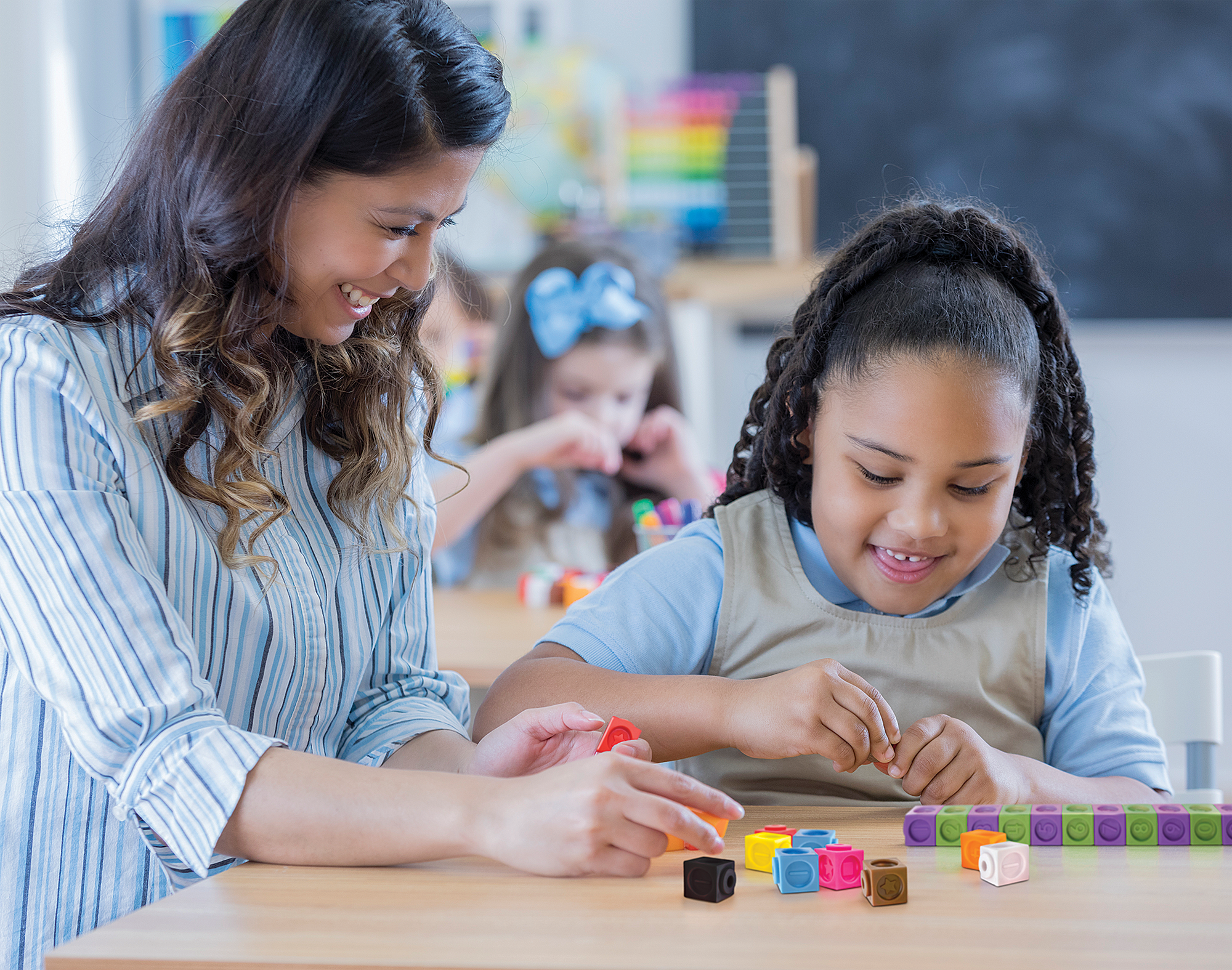 Numbers and Shapes Connecting Cubes