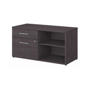Bush Business Furniture Office 500 Low Storage Cabinet with Drawers and Shelves in Storm Gray - 44.21" Width x 20.59" Depth x 23.2" Height
