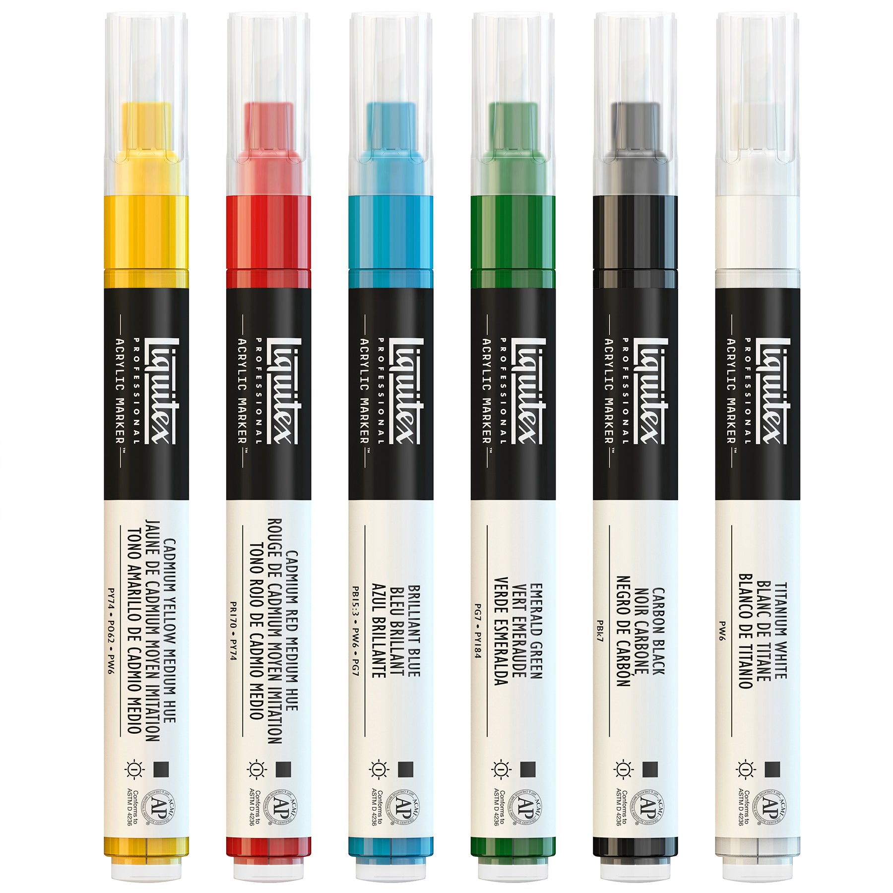 LQ Paint Marker Fine 6 Set - Classics