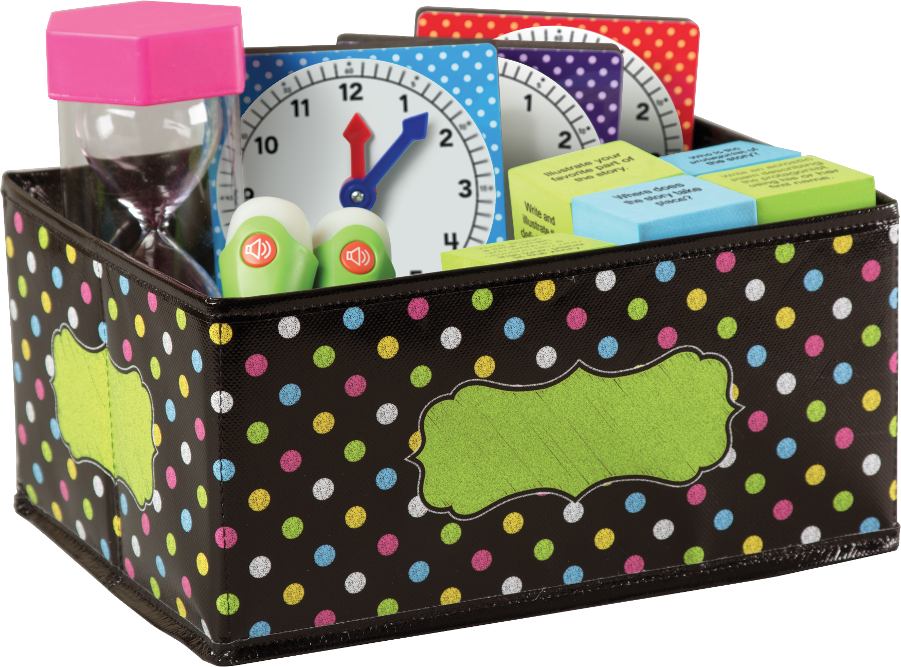 Chalkboard Brights Small Storage Bin