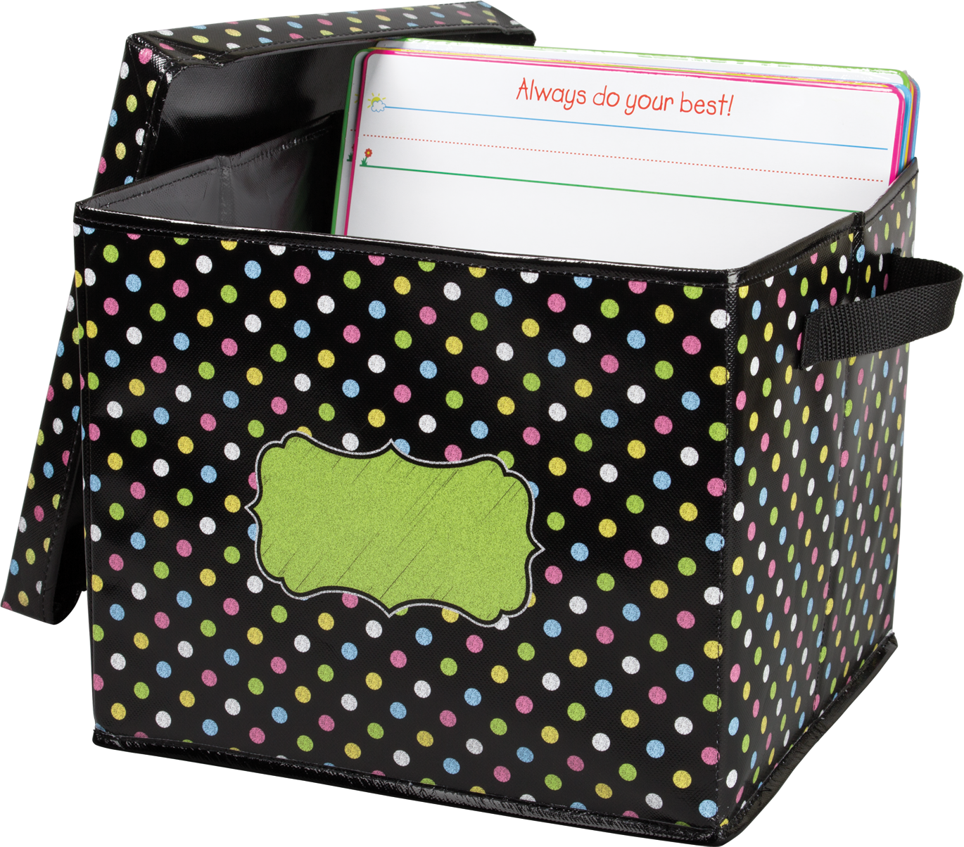 Chalkboard Brights Storage Box