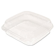 ClearView SmartLock Hinged Lid Container, 9.22 x 8.88 x 2.91, Clear, Plastic, 200/Carton