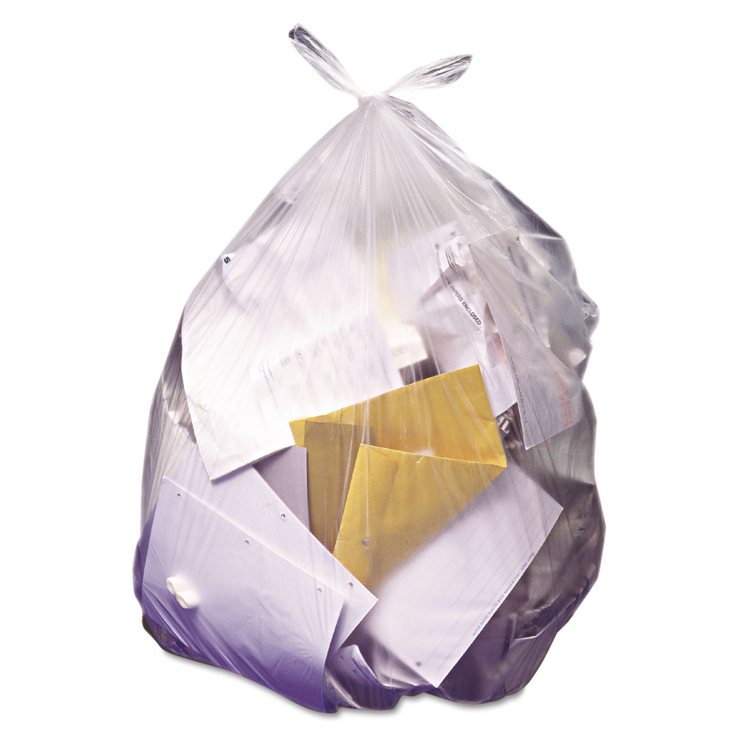 56 gal Capacity - 48" Length x 43" Width x 0.87 mil (22 Micron) Thickness - High Density - Natural - High-density Polyethylene (HDPE) - Can - 25/Roll - 6 / Carton