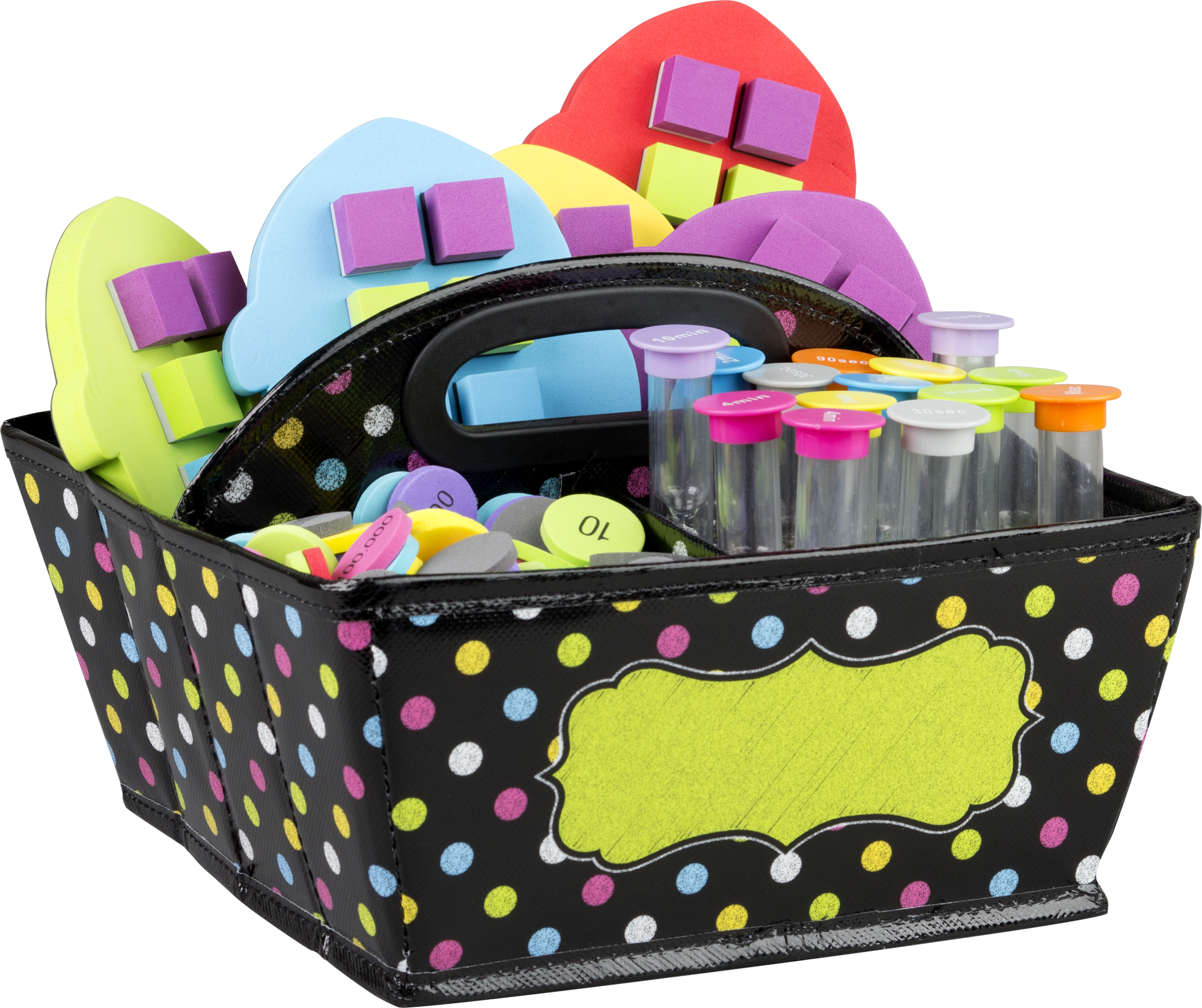 Chalkboard Brights Storage Caddy