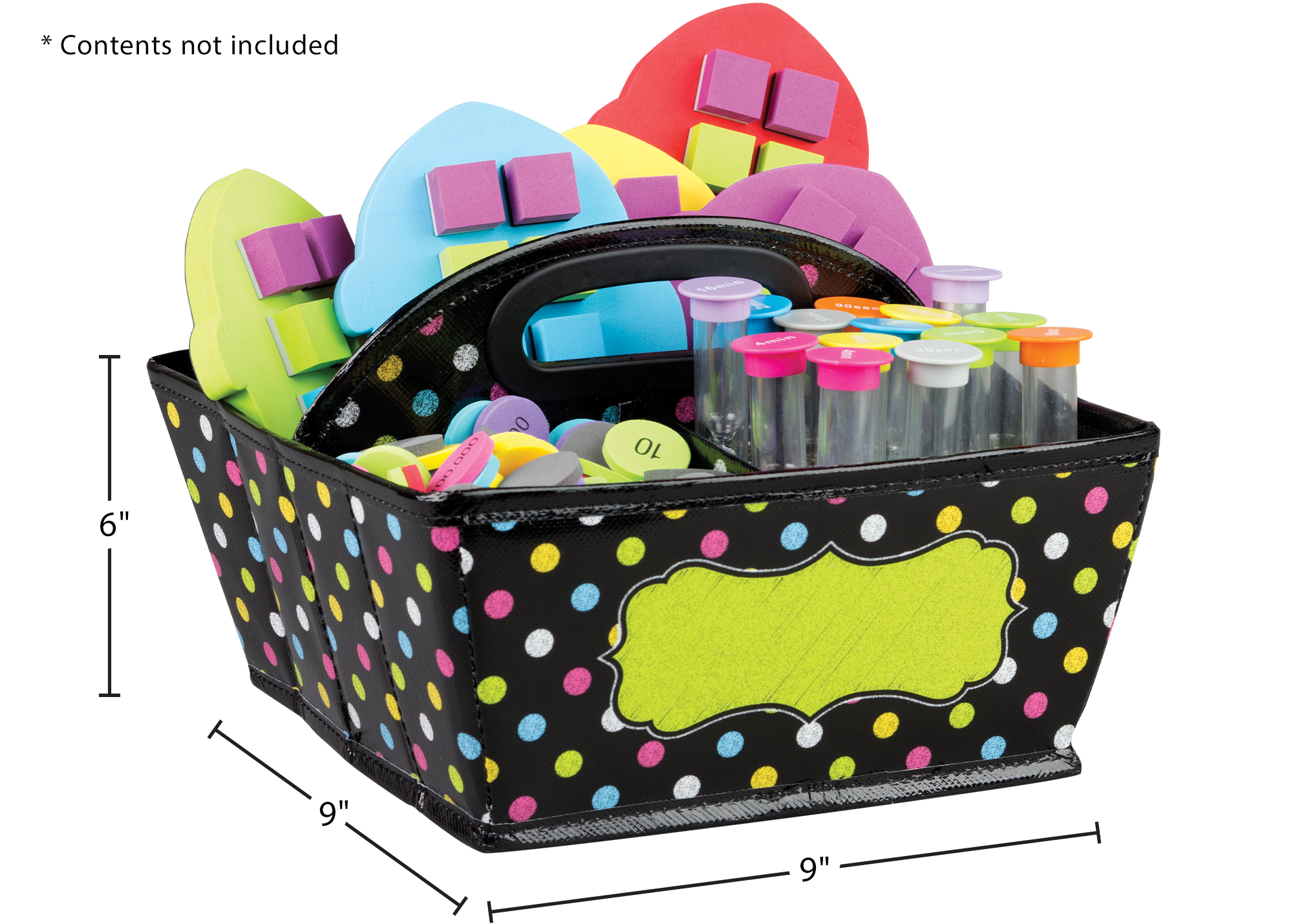 Chalkboard Brights Storage Caddy