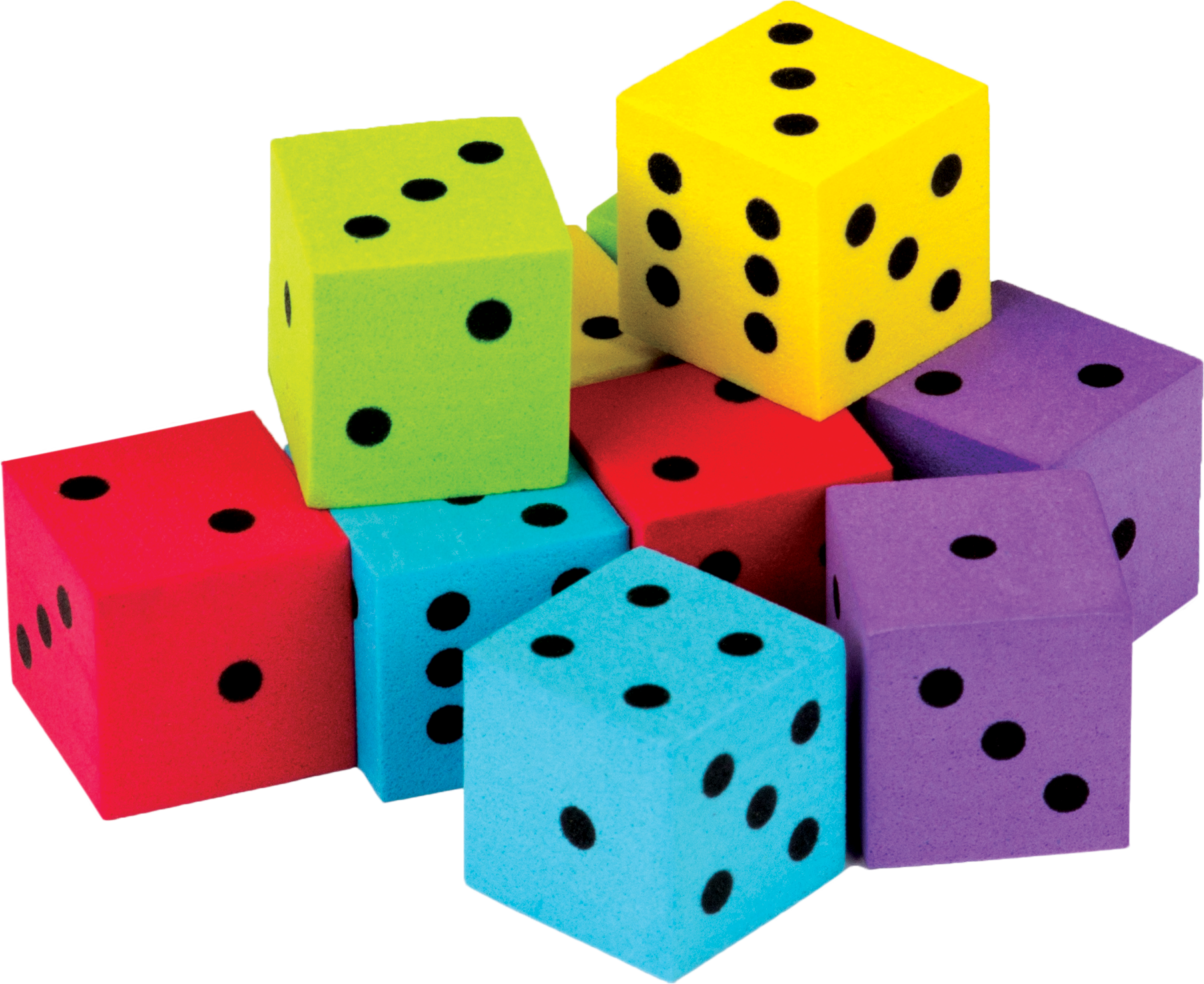 Foam Colorful Dice