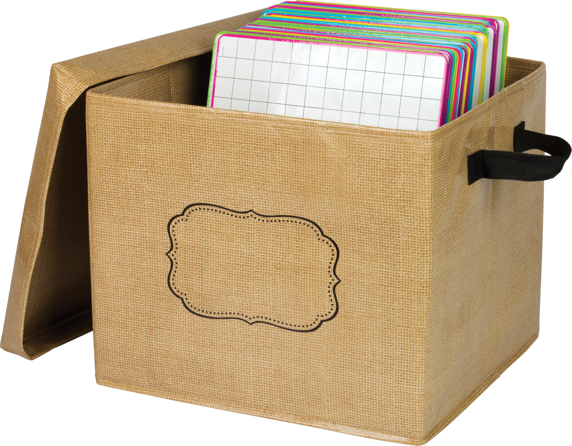 Burlap Storage Box