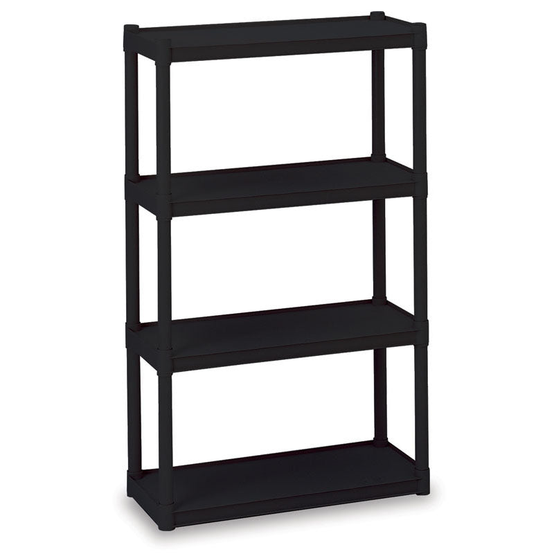 Rough n Ready® 4 Shelf, Black