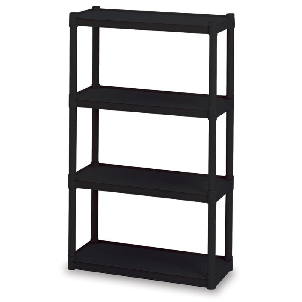 Rough n Ready® 4 Shelf, Black