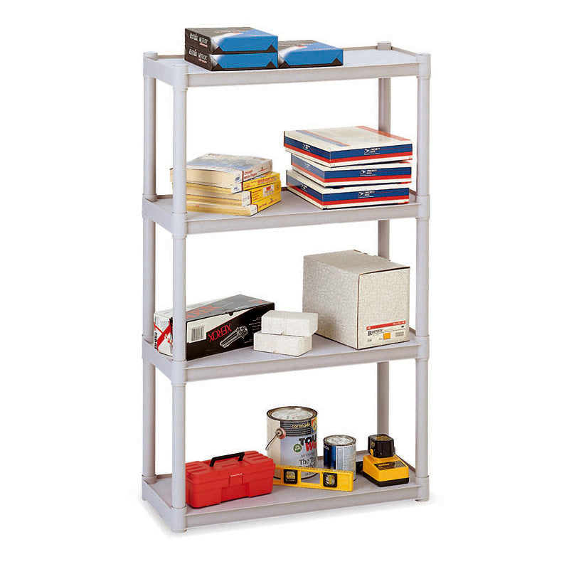 Rough n Ready® 4 Shelf, Platinum