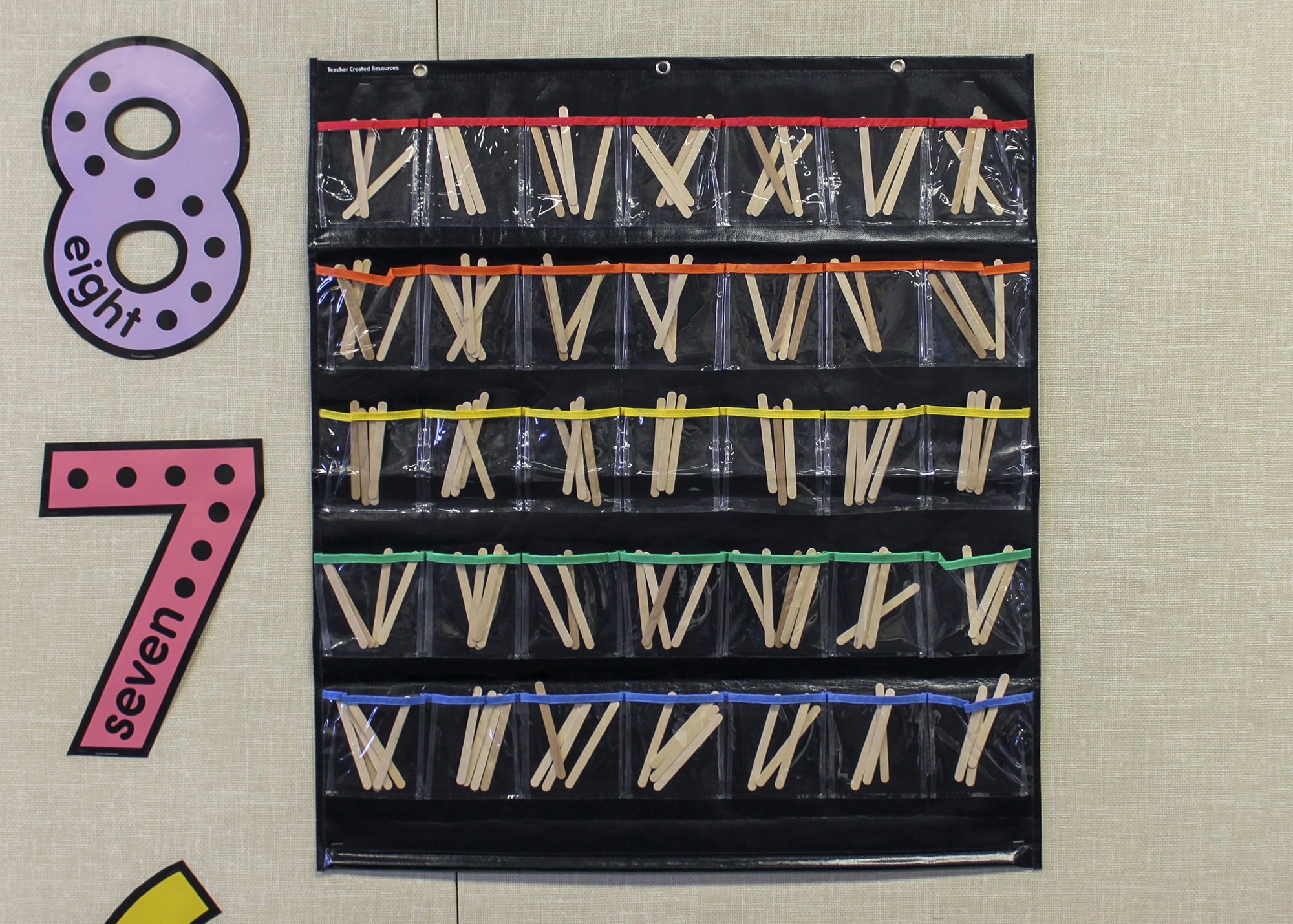 Black Storage Pocket Chart (32-1/2" x 36-1/2")