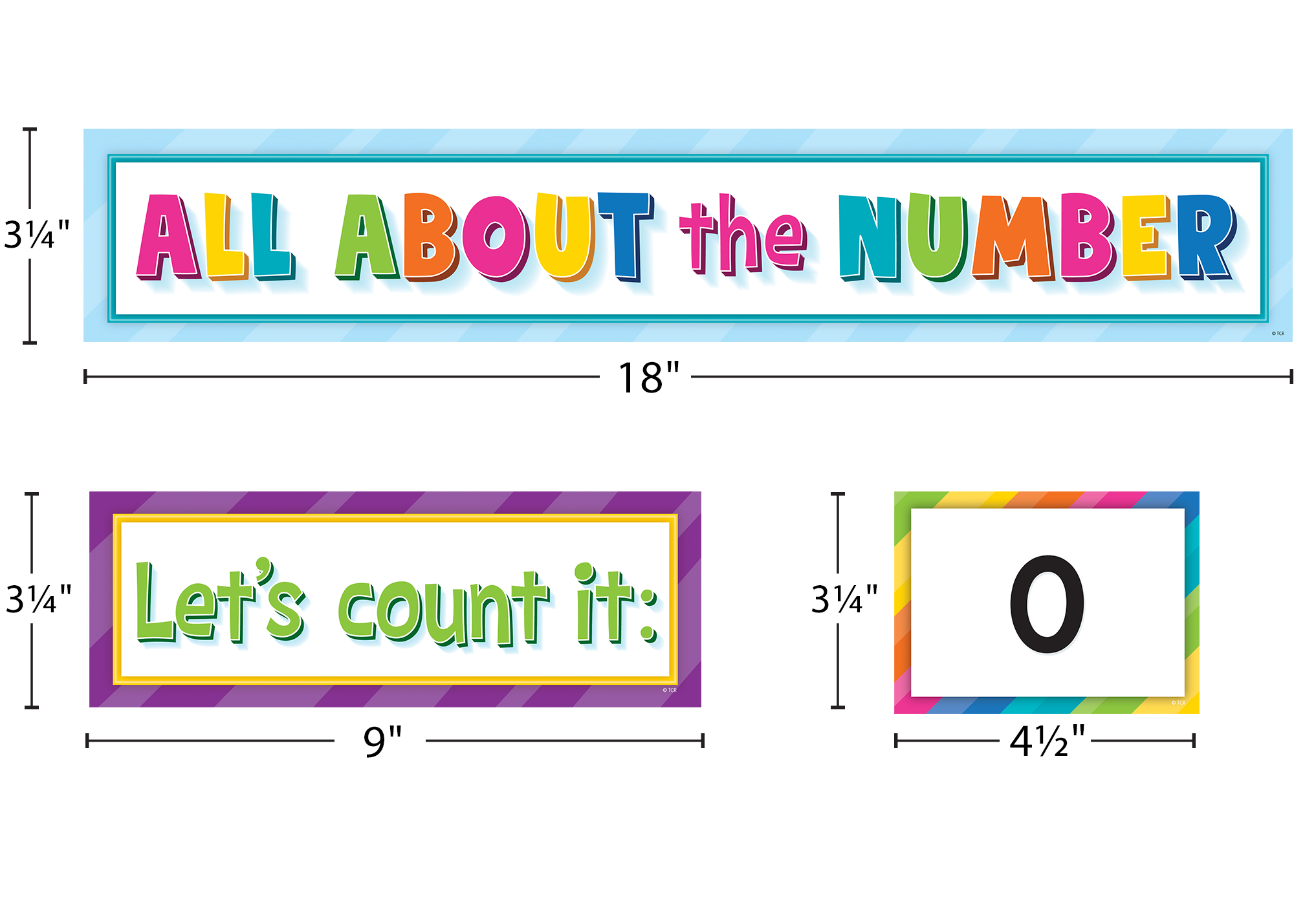 Numbers, Counting & More Pocket Chart Cards