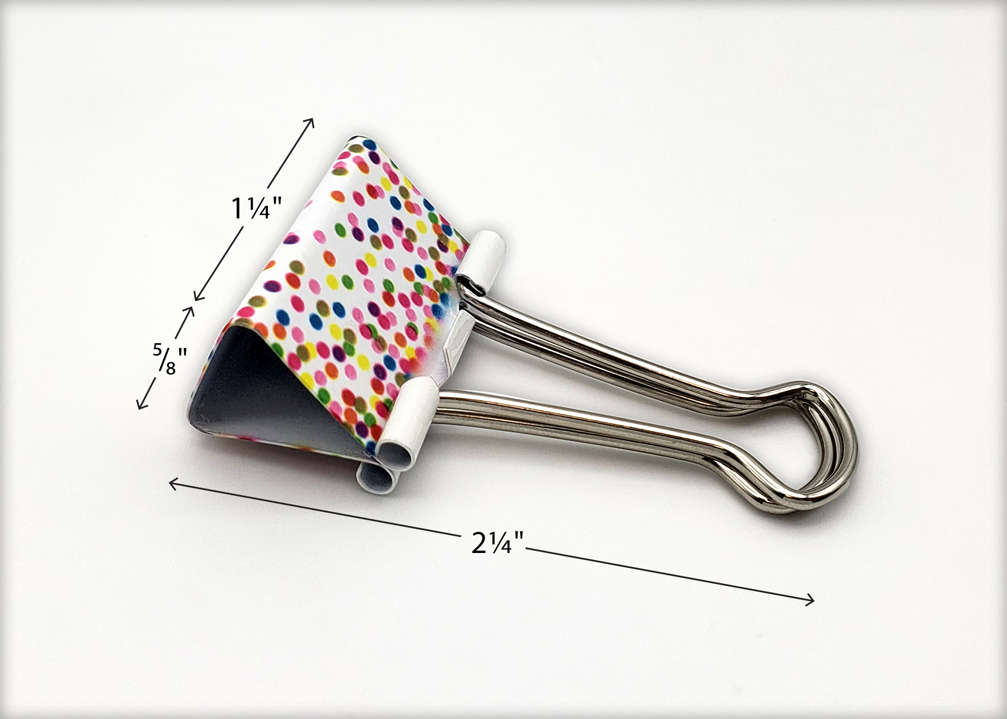Confetti Medium Binder Clips