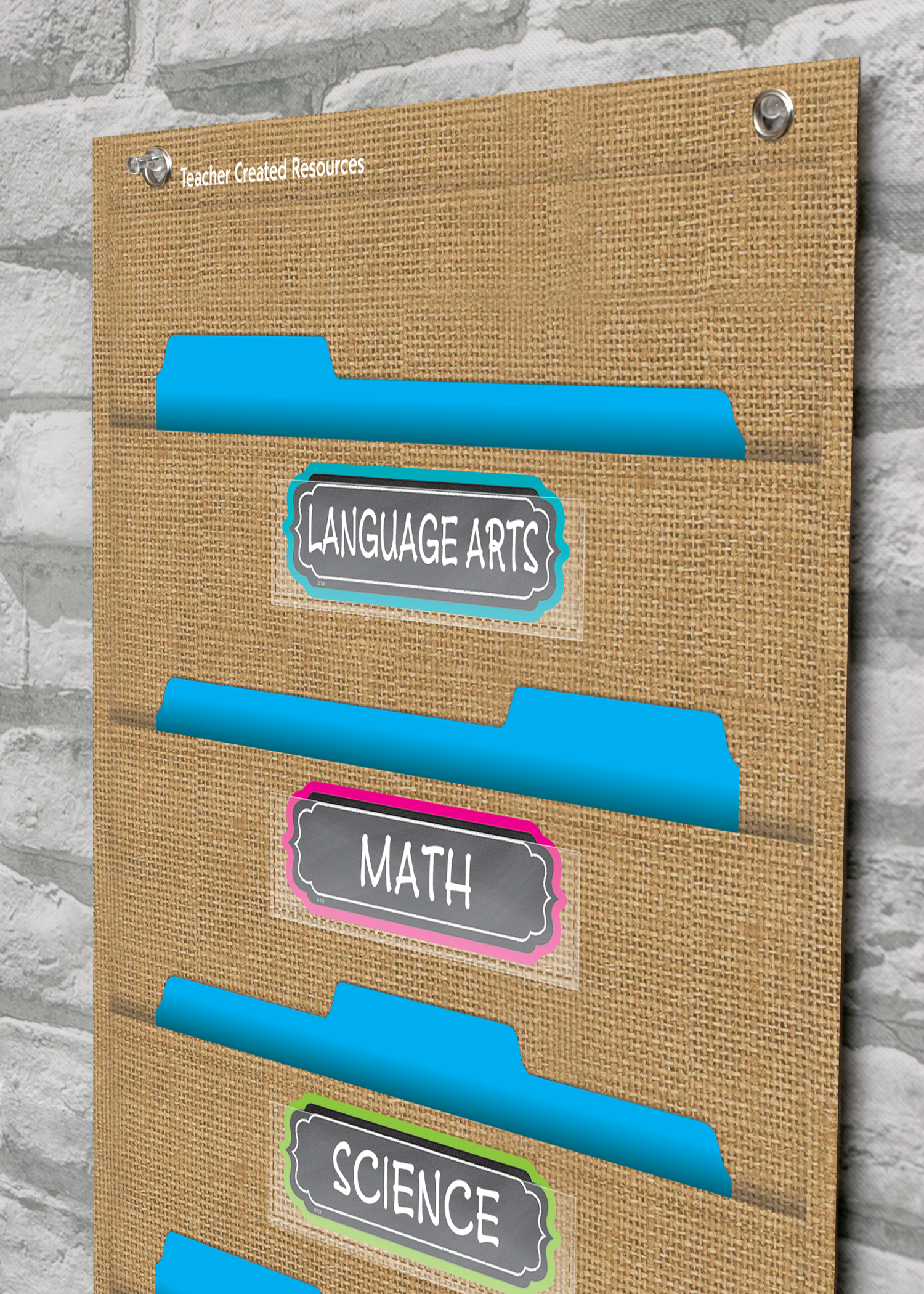 Chalkboard Brights Labels