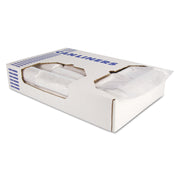 10 gal Capacity - 24" Length x 24" Width x 0.24 mil (6 Micron) Thickness - High Density - Natural - High-density Polyethylene (HDPE) - Can - 50/Roll - 20 / Carton