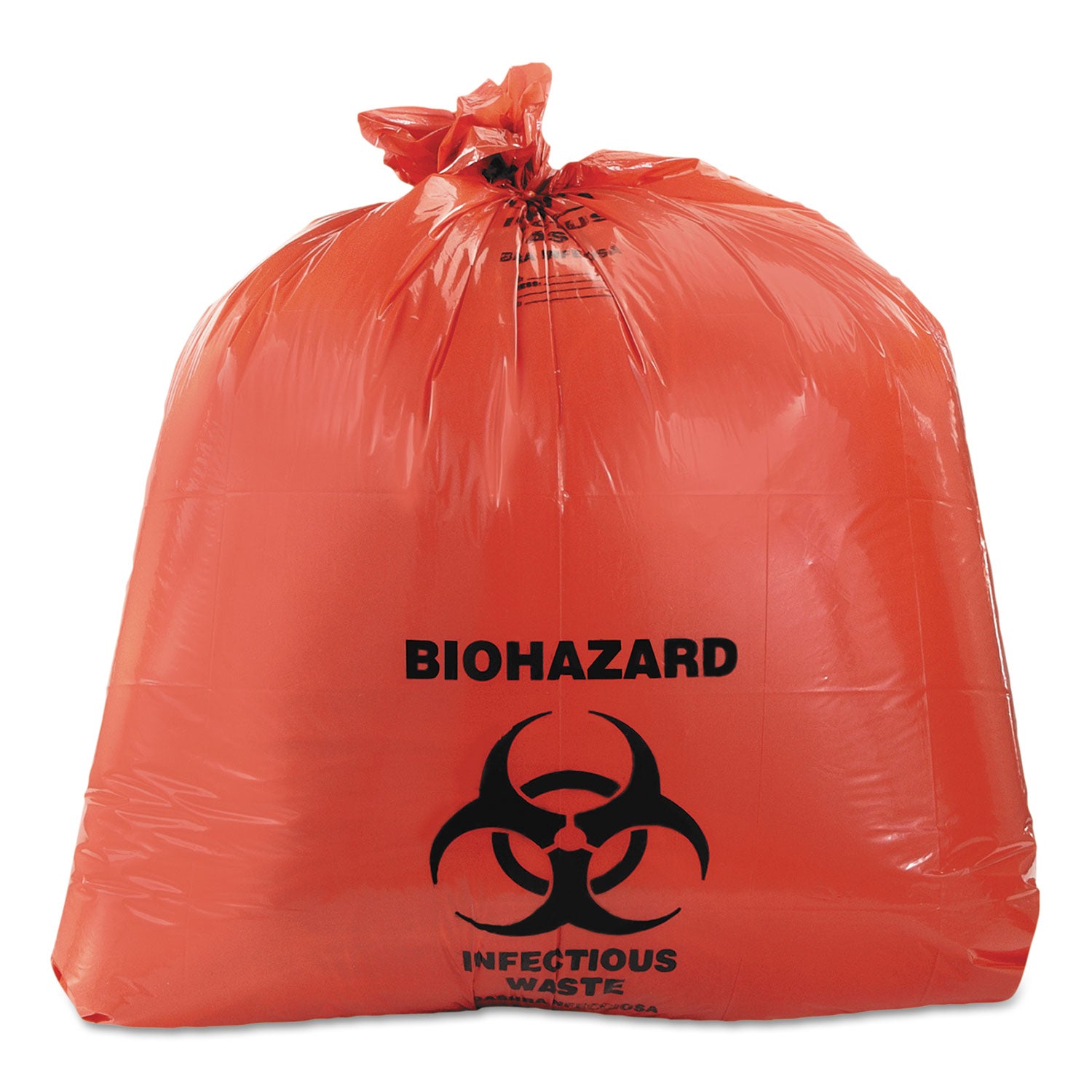 Heritage 1.3 mil Color-coded Can Liner - 30 gal Capacity - 43" Length x 30" Width x 1.30 mil (33 Micron) Thickness - Low Density - Red - Commercial, Healthcare Can - 200 / Carton