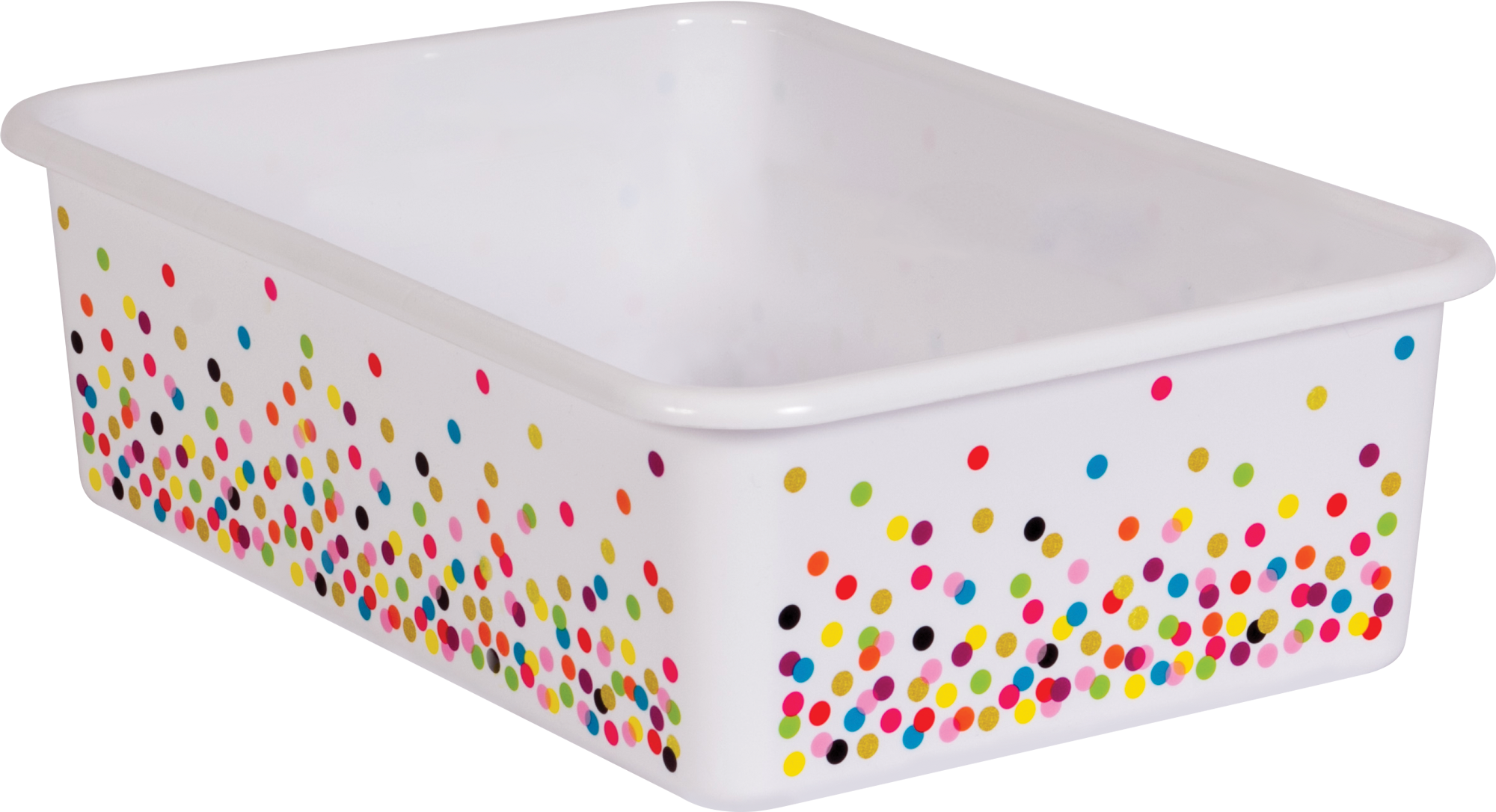 Confetti Large Plastic Storage Bin