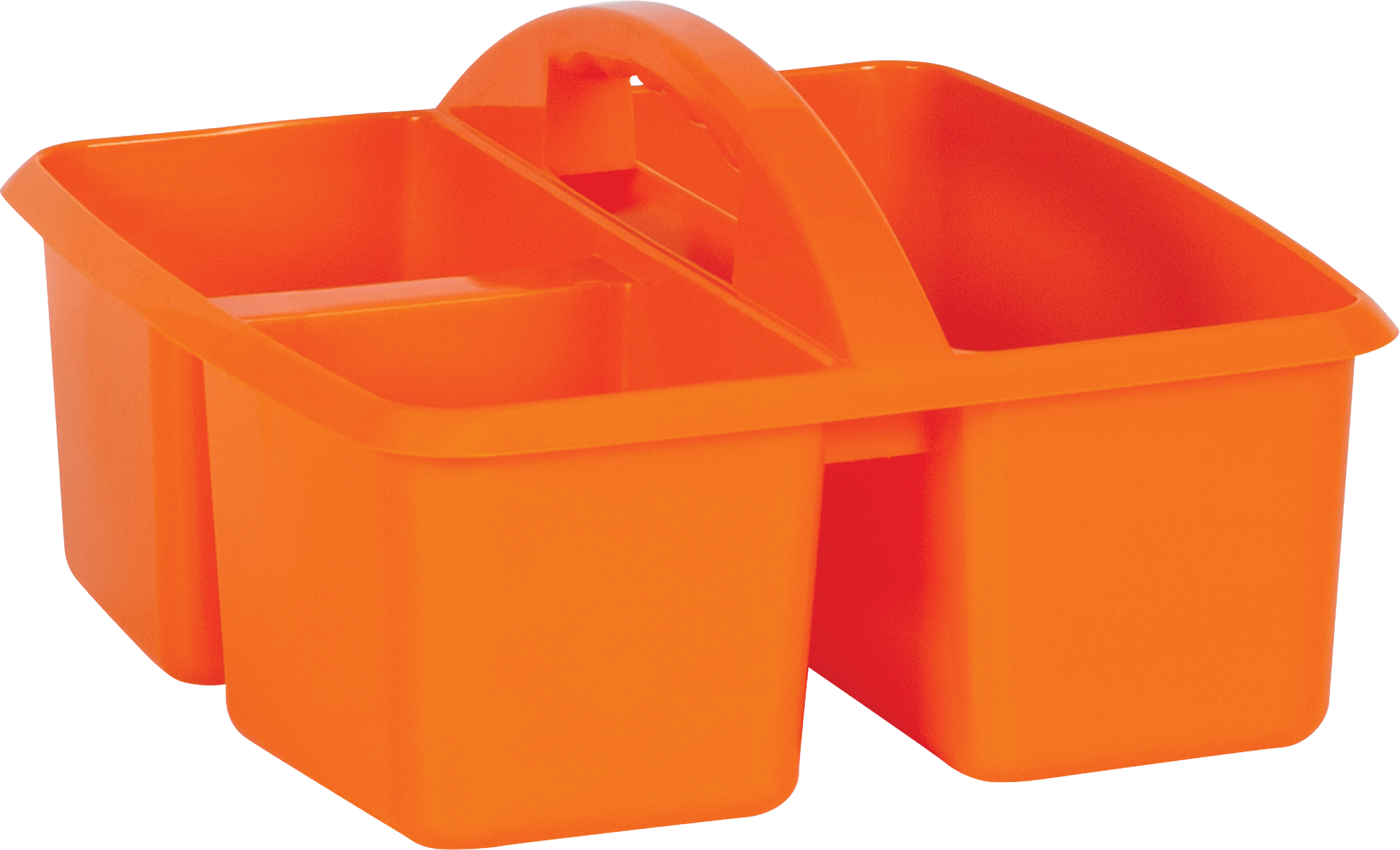 Orange Plastic Storage Caddy