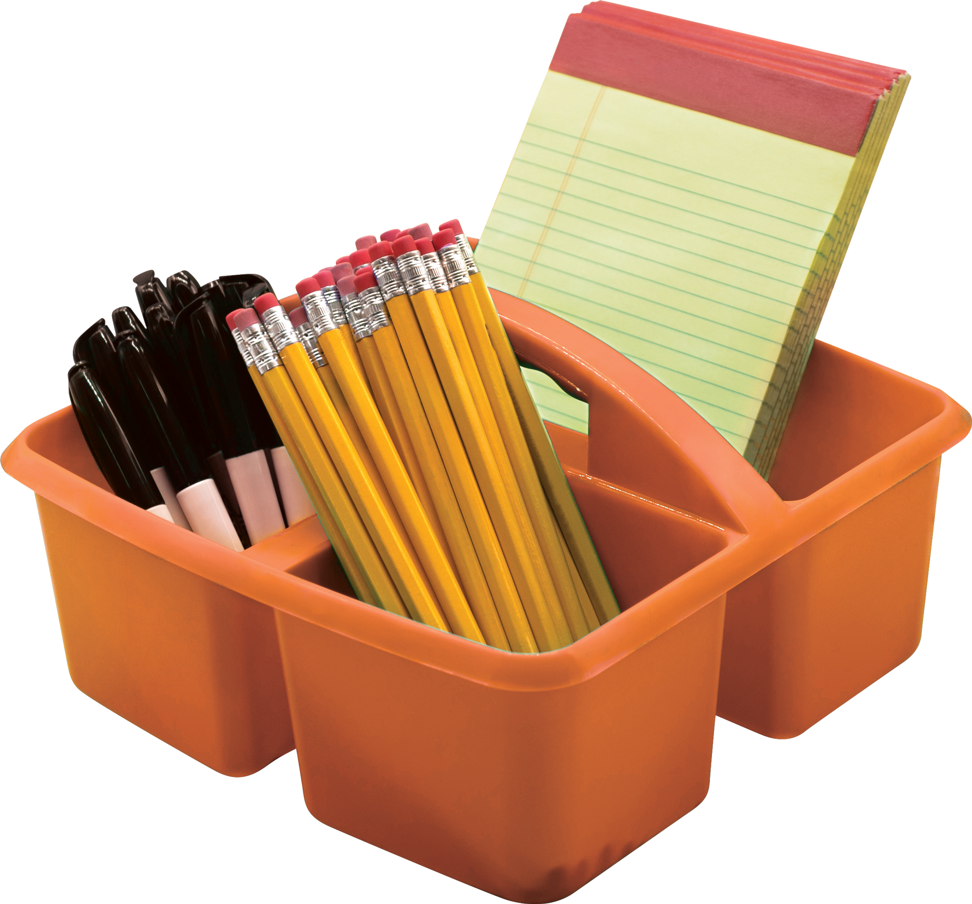 Orange Plastic Storage Caddy