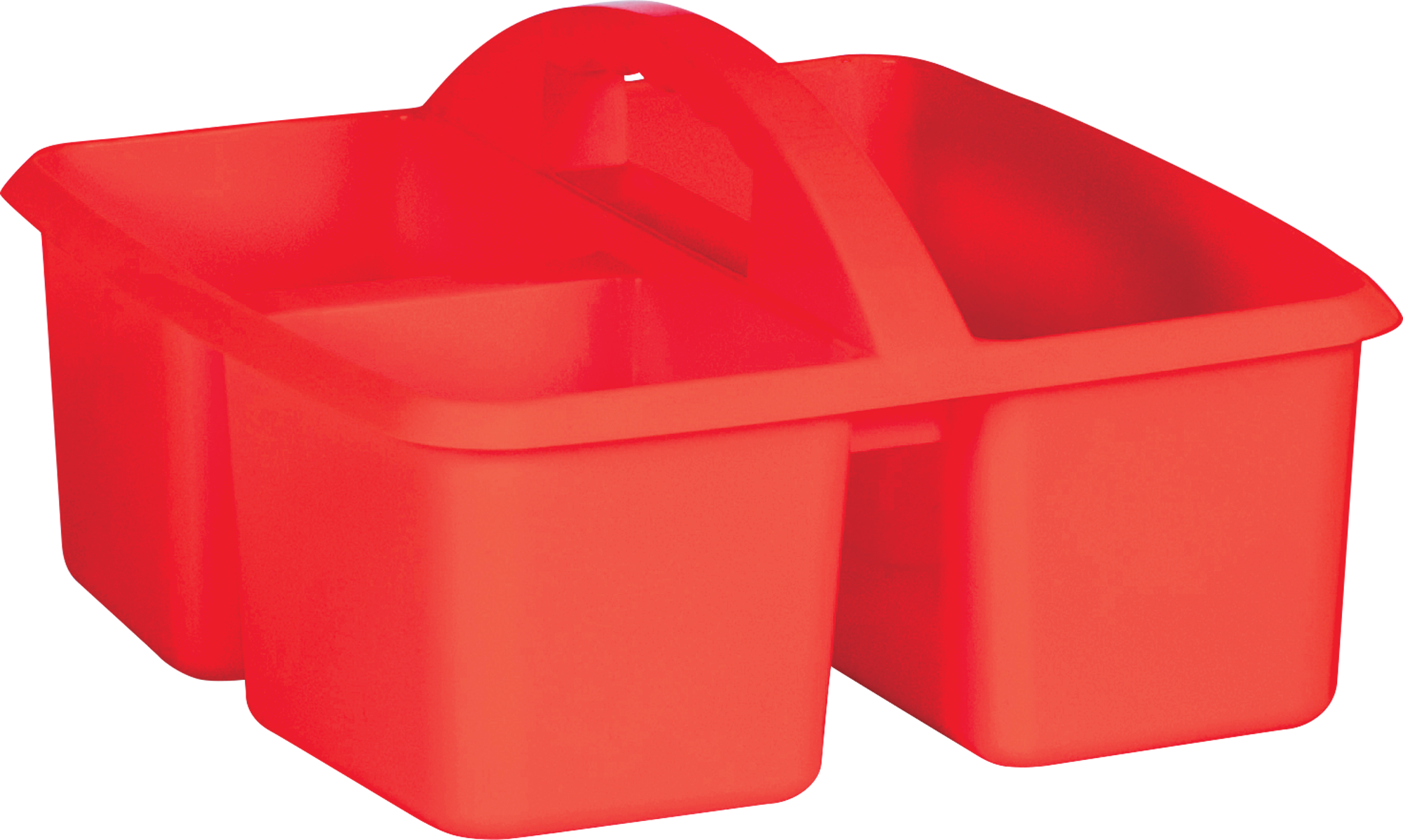 Red Plastic Storage Caddy