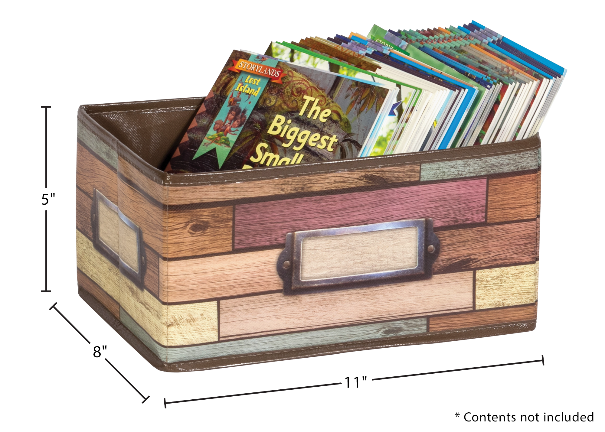 Reclaimed Wood Small Storage Bin