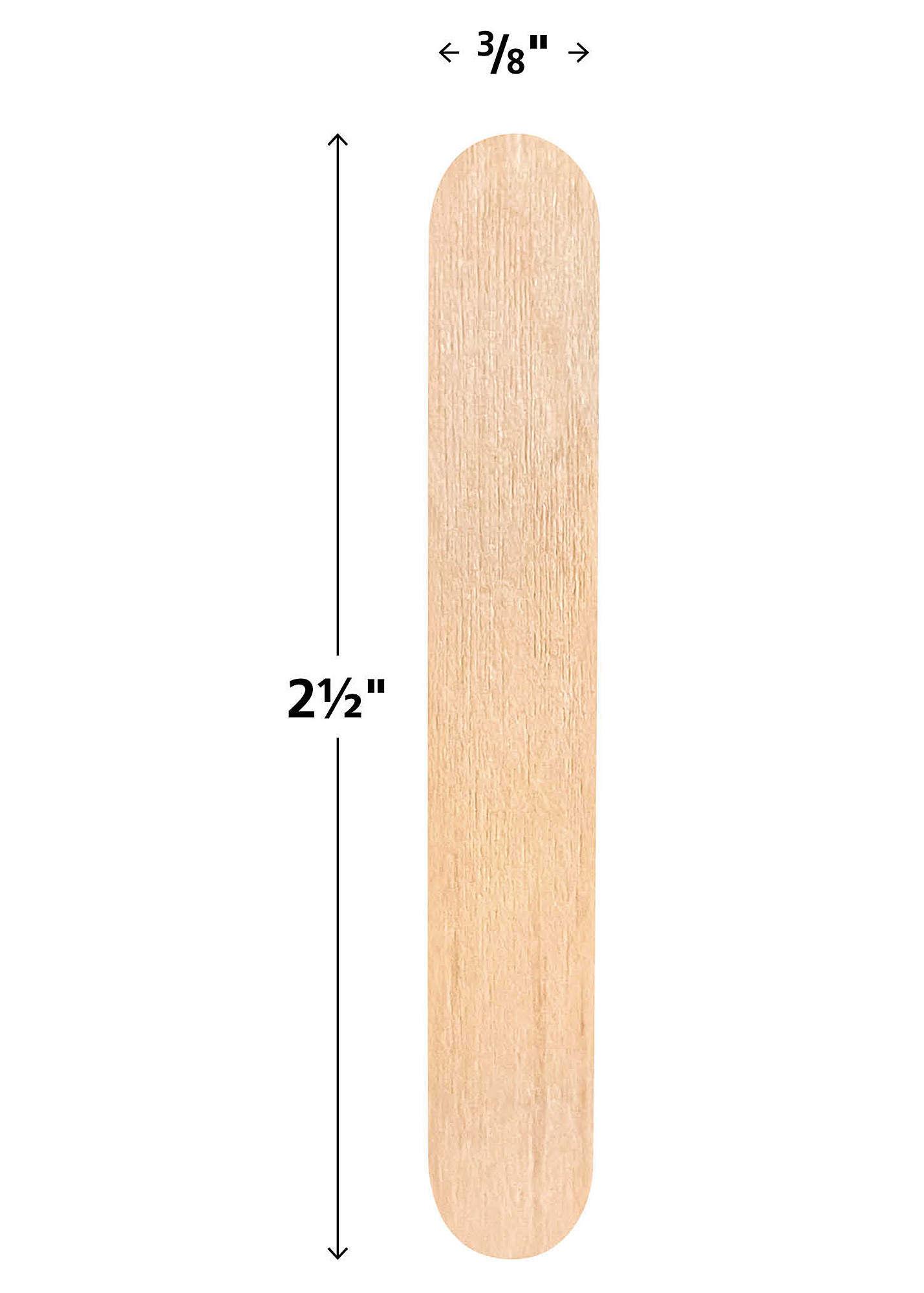 Mini Craft Sticks - 100 Count