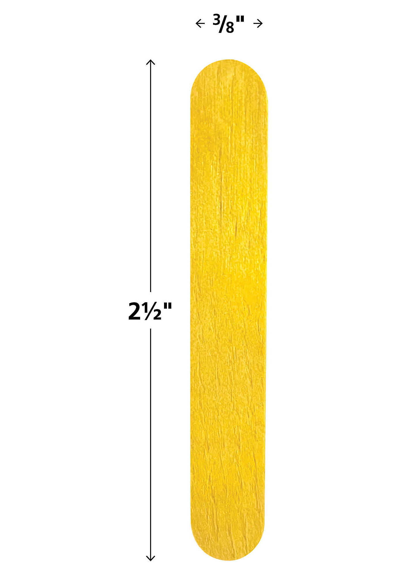 Multicolor Mini Craft Sticks - 100 Count