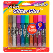 Cra-Z-Art Washable Glitter Glue - 9 Count