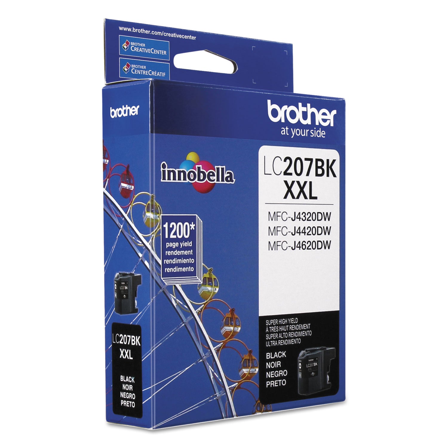 Brother Innobella LC207BK Original Inkjet Ink Cartridge - Black - 1 Each