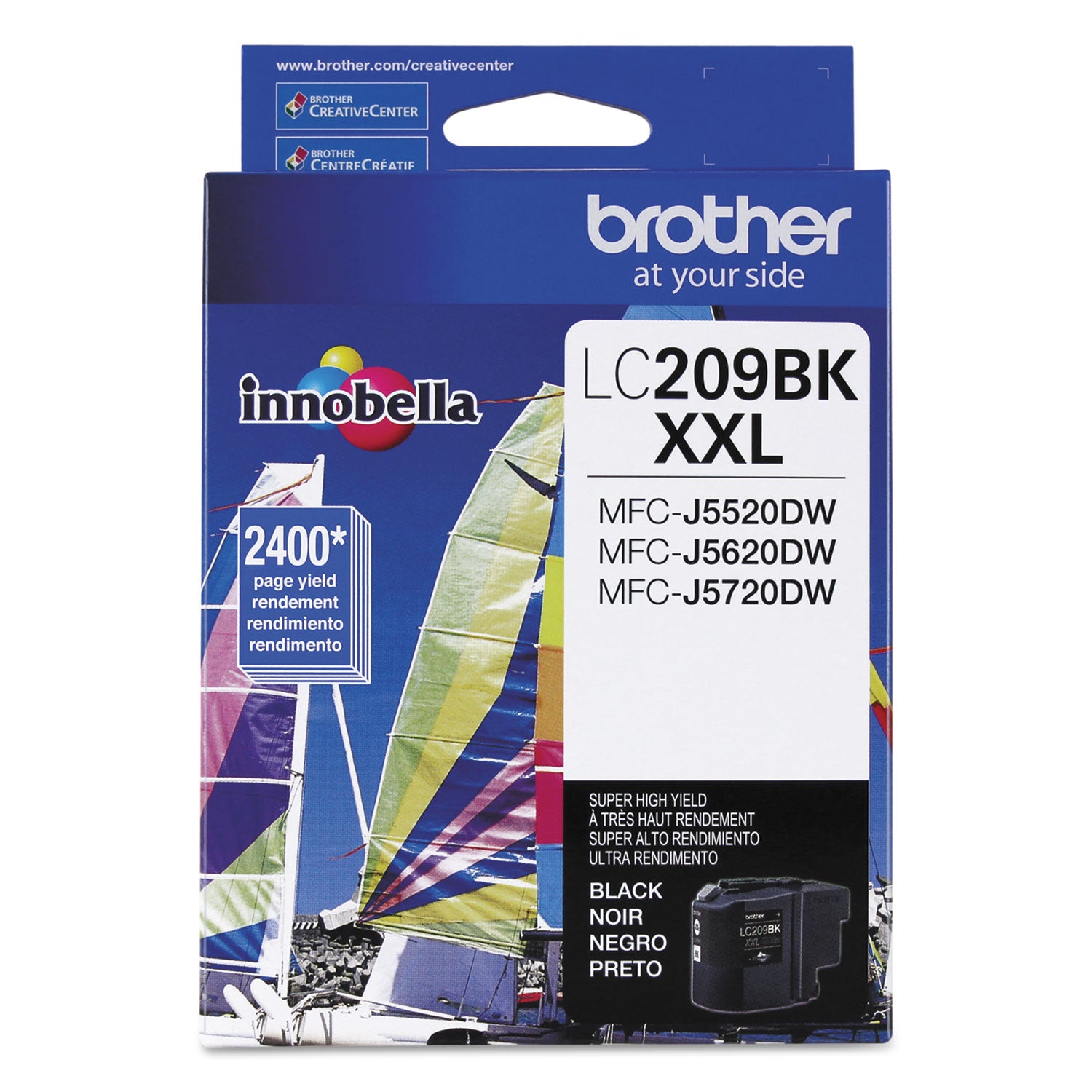 Brother Innobella LC209BK Inkjet Ink Cartridge - Black - 1 Each