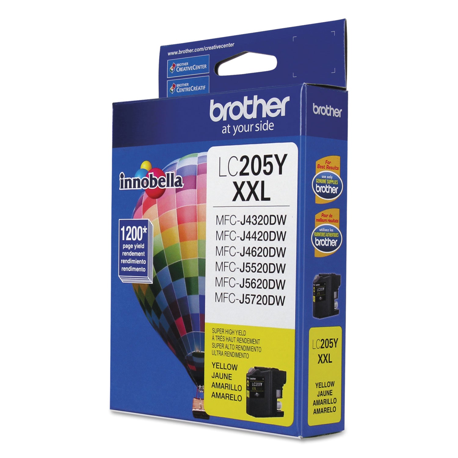 Brother Innobella LC205Y Inkjet Ink Cartridge - Yellow - 1 Each