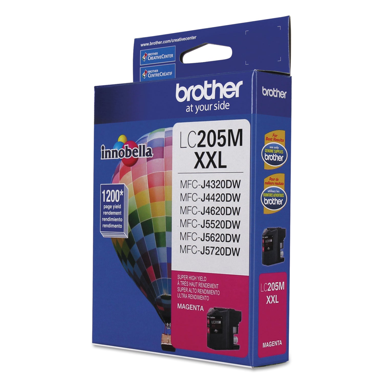 Brother Innobella LC205M Inkjet Ink Cartridge - Magenta - 1 Each