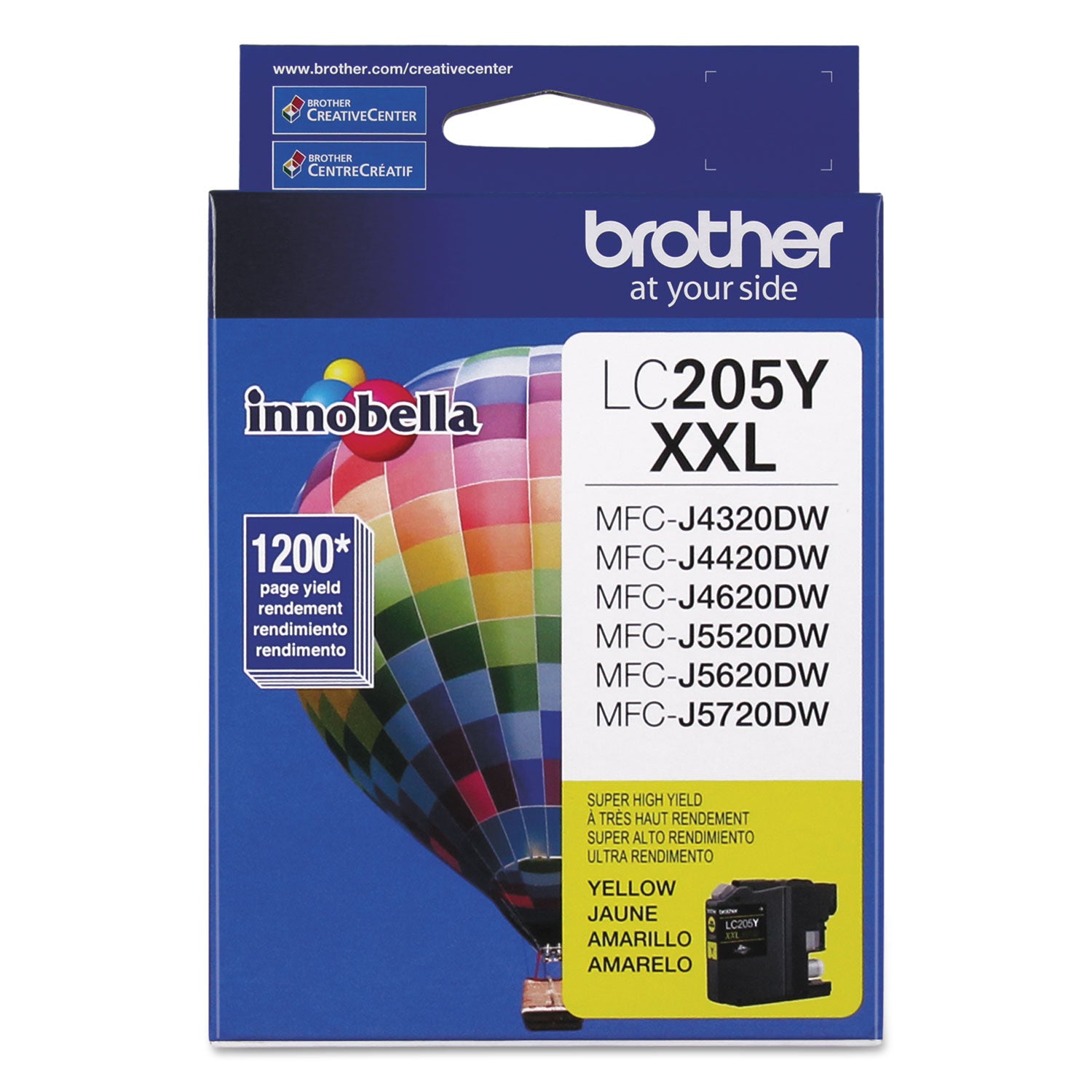 Brother Innobella LC205Y Inkjet Ink Cartridge - Yellow - 1 Each