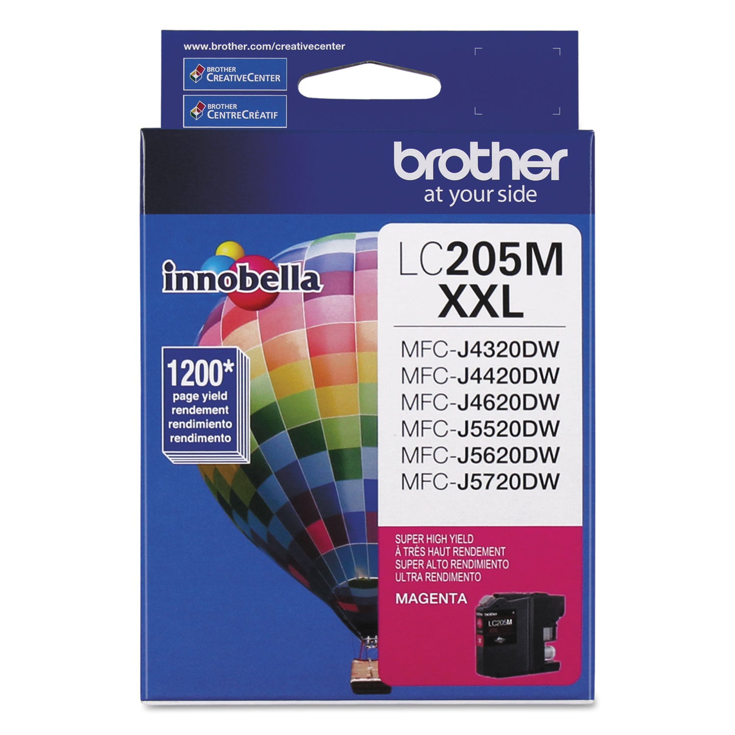 Brother Innobella LC205M Inkjet Ink Cartridge - Magenta - 1 Each