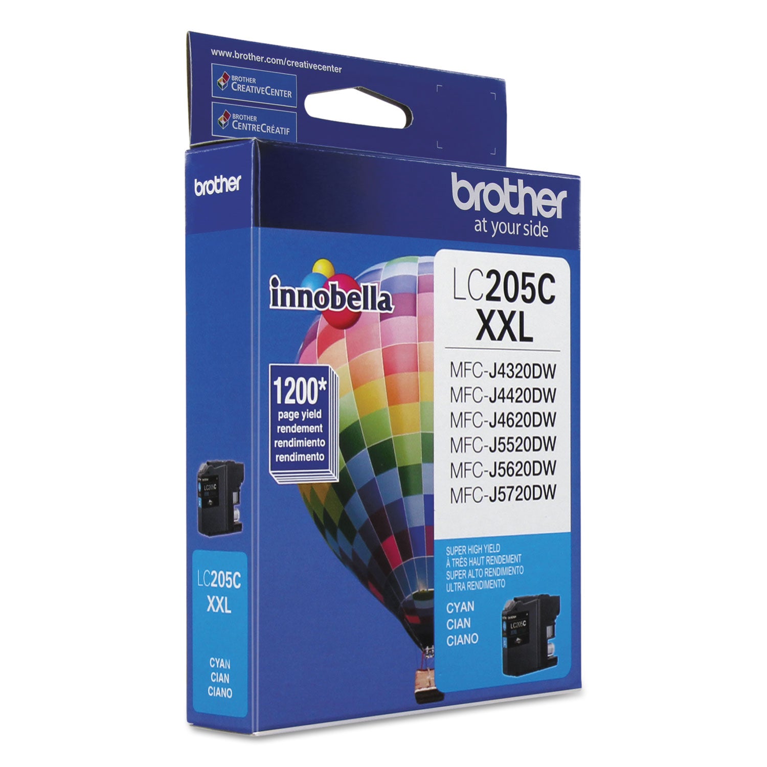 Brother Innobella LC205C Inkjet Ink Cartridge - Cyan - 1 Each
