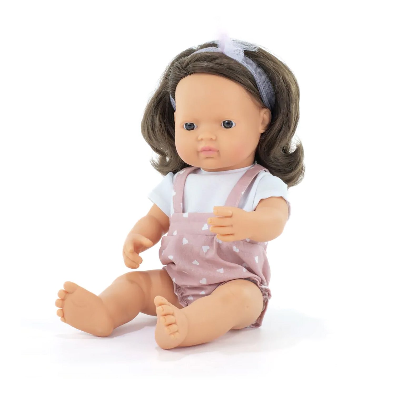 My Friends & Me Baby Doll, Brunette Girl, 15", Boxed