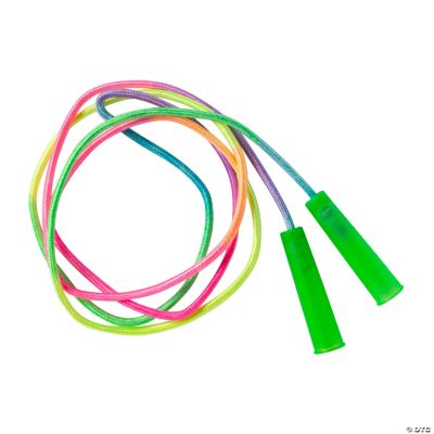 Rainbow Jump Ropes - 12 Pieces