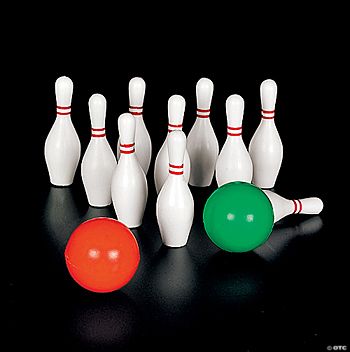 Mini Bowling Games - 12 Pieces