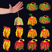 Flashing Neon Stretchy Noodle Yo Yo - 12 Pieces