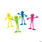 Smile Face Bendables - 24 Pieces