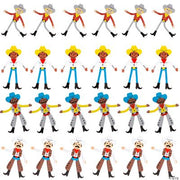 Cowboy Bendable - 24 Pieces