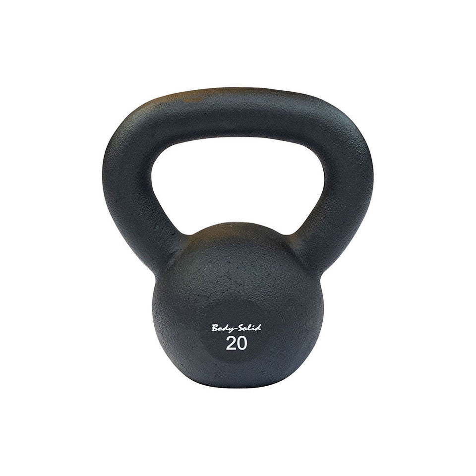 Cast Iron Powder Coated Black Kettle Bell 20Lb